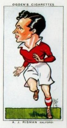 Gus Risman Cigarette Card